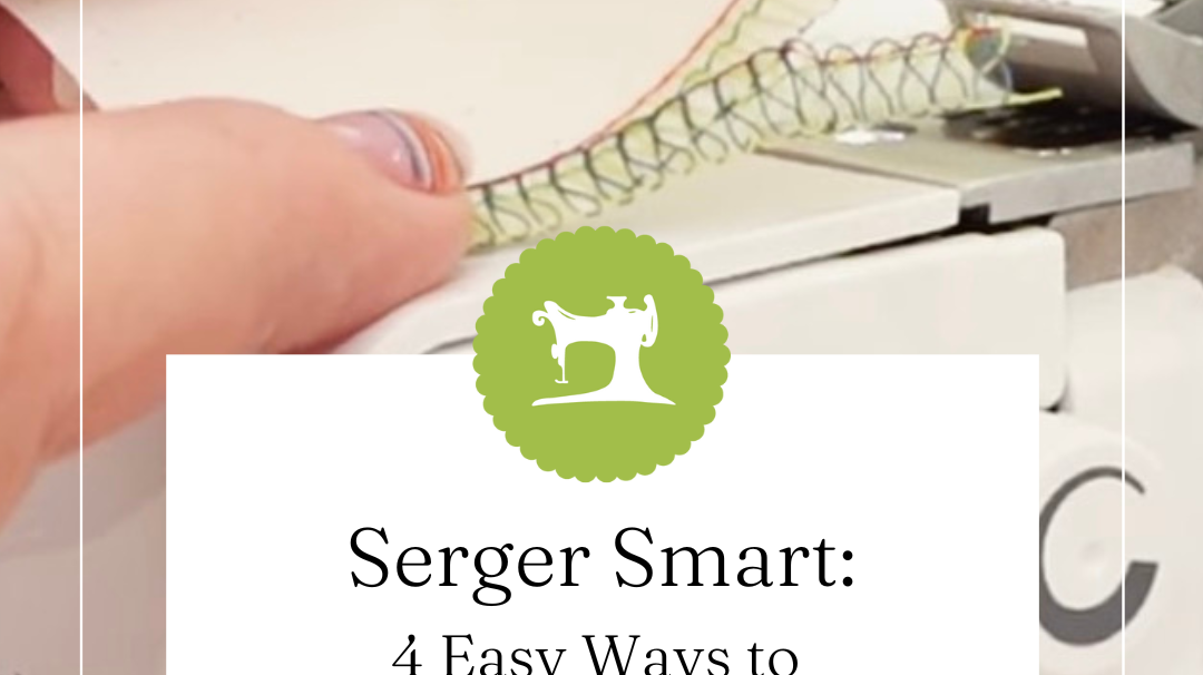 4 Easy Ways to Start & Finish Serging Lines