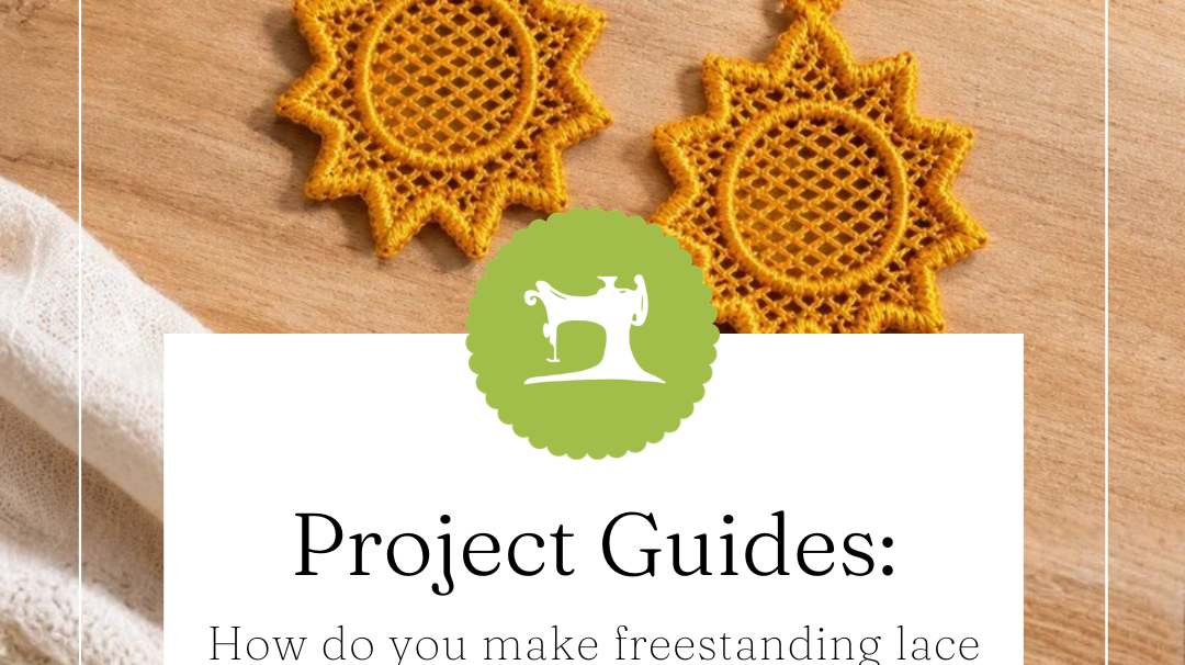How Do You Make Freestanding Lace Earrings with an Embroidery Machine?