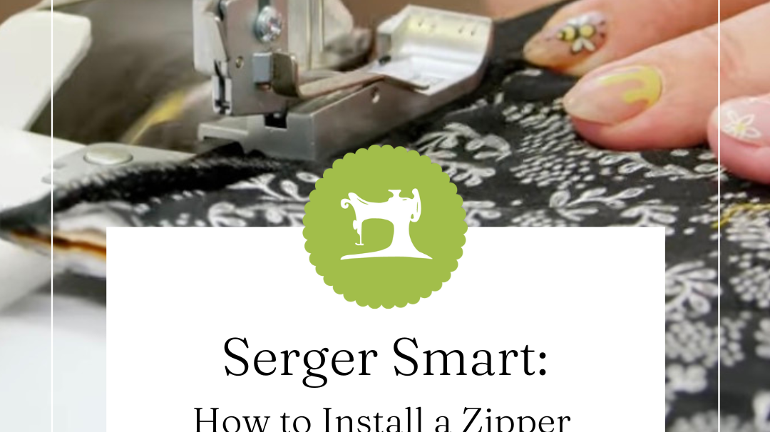 How to Install a Zipper on Your Serger (Yes, Really!)