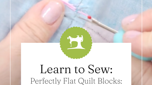 Perfectly Flat Quilt Blocks: Learn How to Spin the Seam!