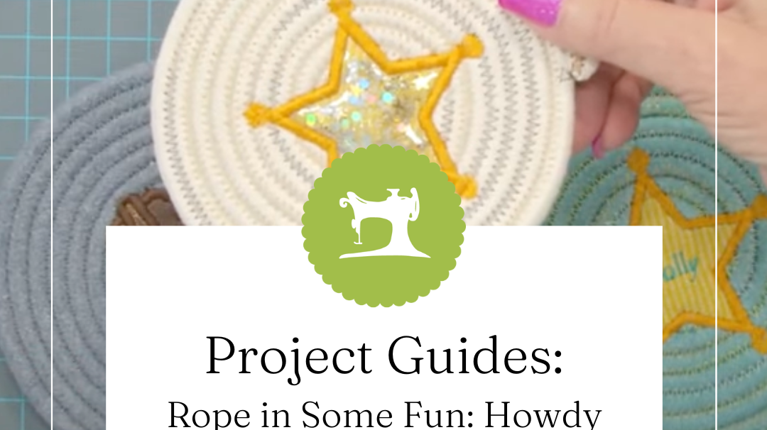 Rope in Some Fun: Howdy Coaster Embroidery Designs!
