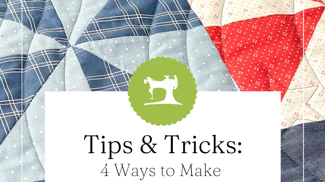 4 Ways to Make Half-Square Triangles