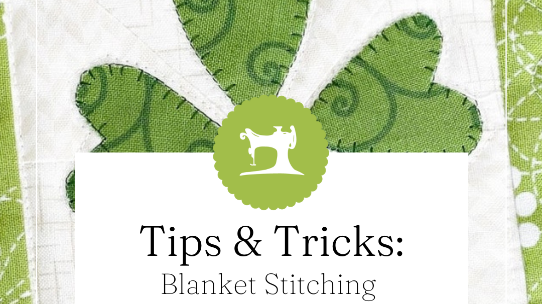 Blanket Stitching by Machine