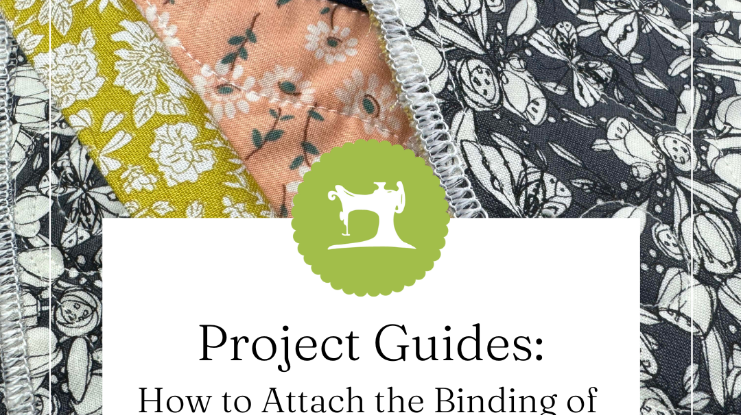 How to Attach the Binding of a Quilt Using a Serger!