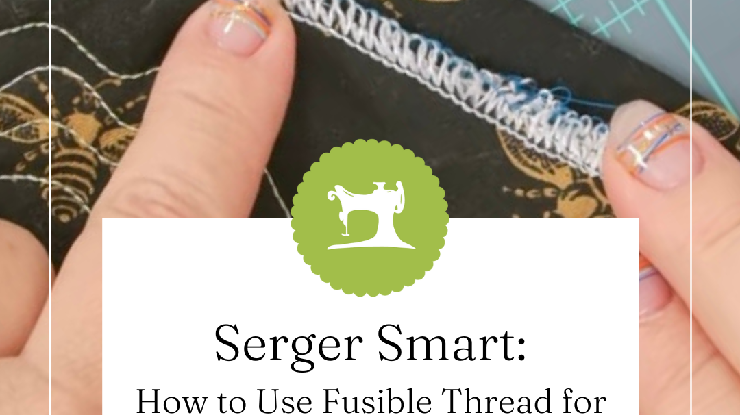 How to Use Fusible Thread for Quilt Binding on a Serger