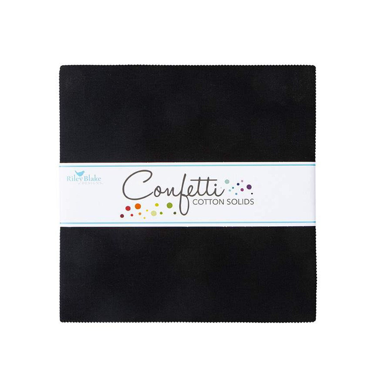 Confetti Cotton™ Riley Black 10" Stacker