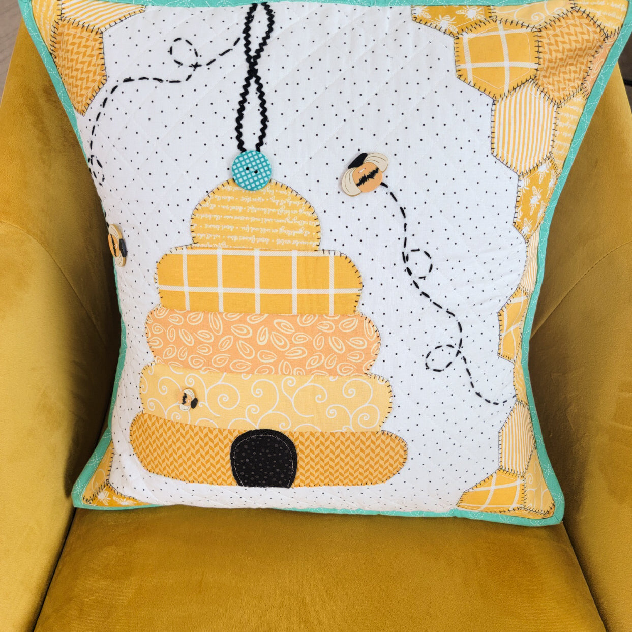 Honeycomb Hive Pillow