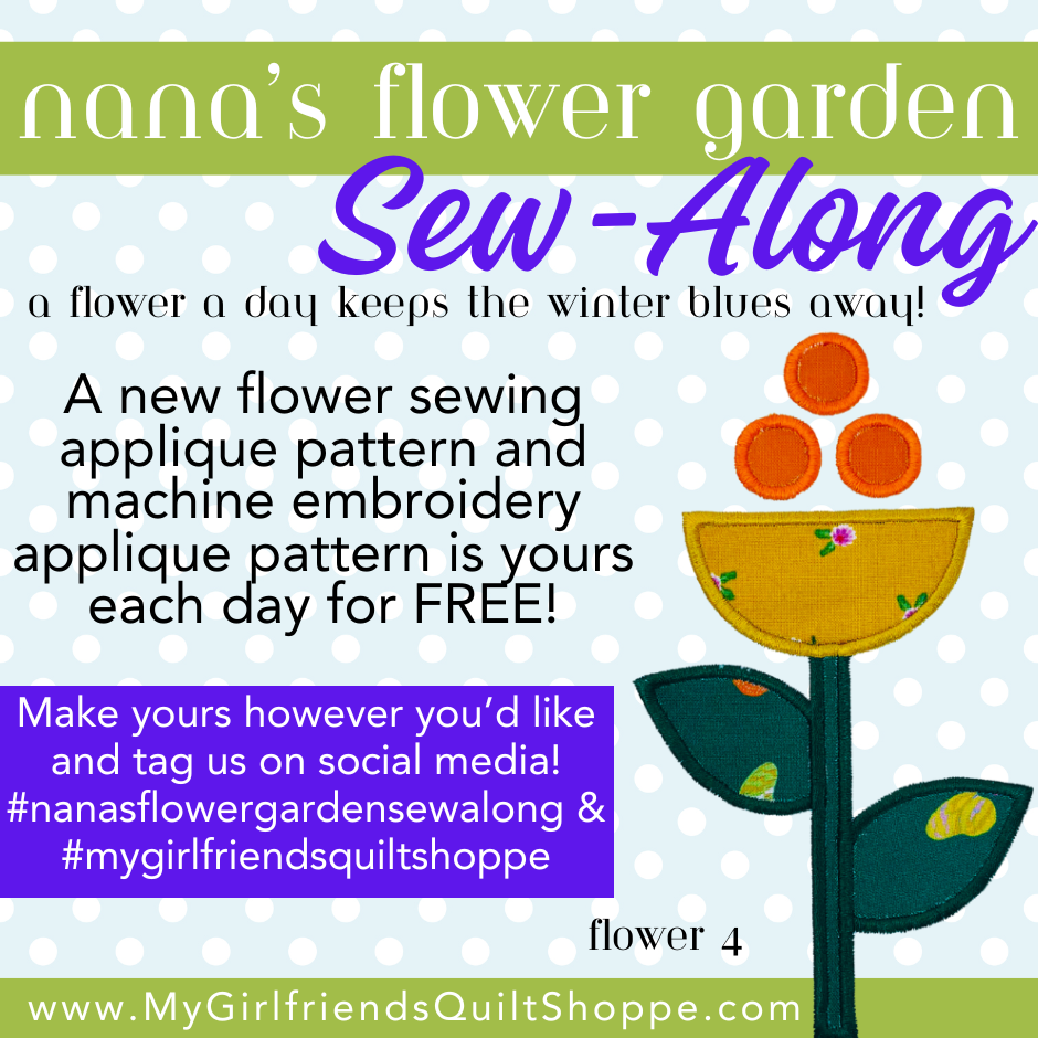 Flower 4 Applique