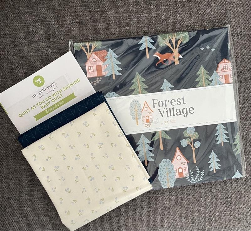 Forest Village Baby Quilt Kit