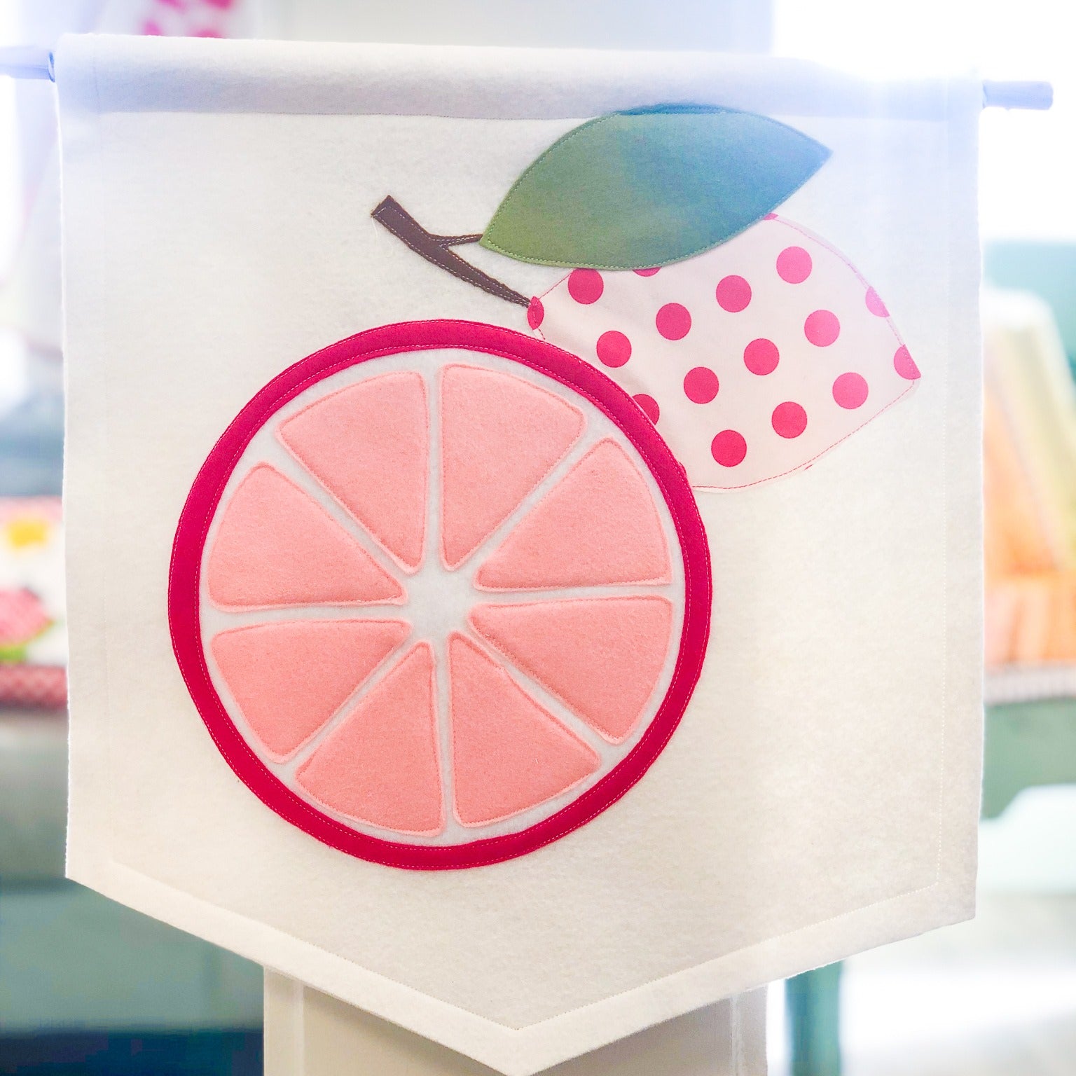 Lemon Felt Pennant