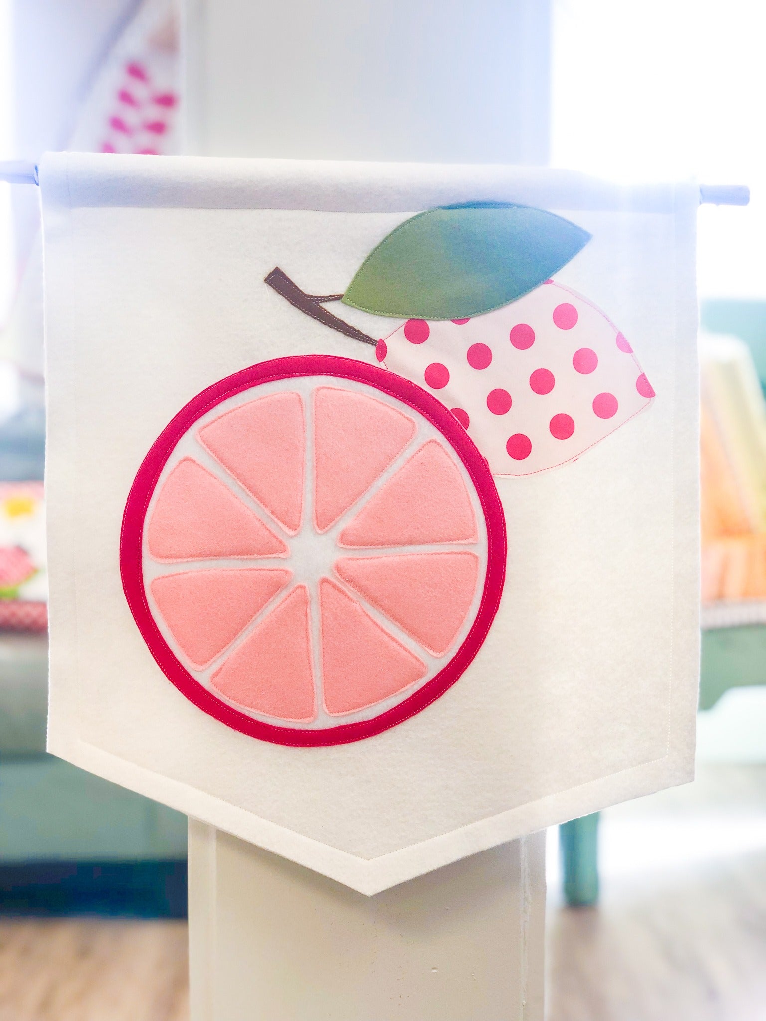Lemon Felt Pennant