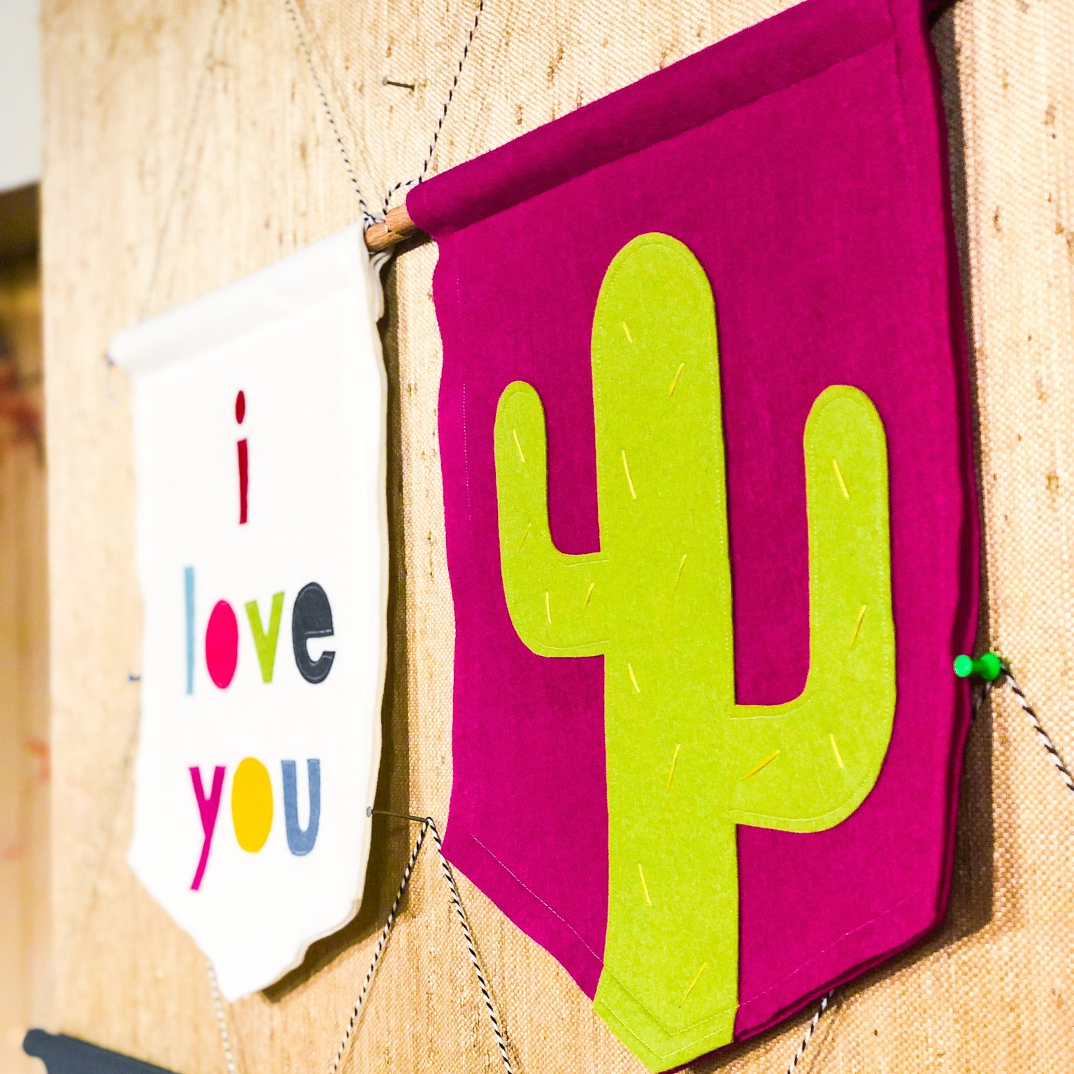 Cactus Felt Pennant