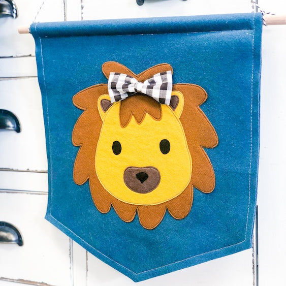 Lion Felt Pennant