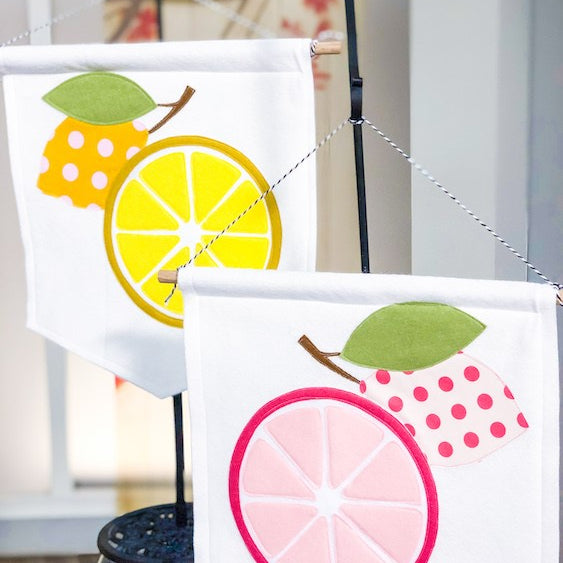 Lemon Felt Pennant