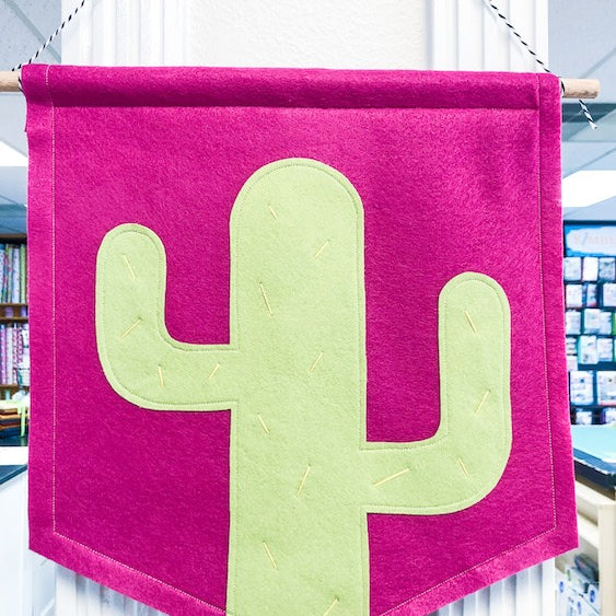 Cactus Felt Pennant