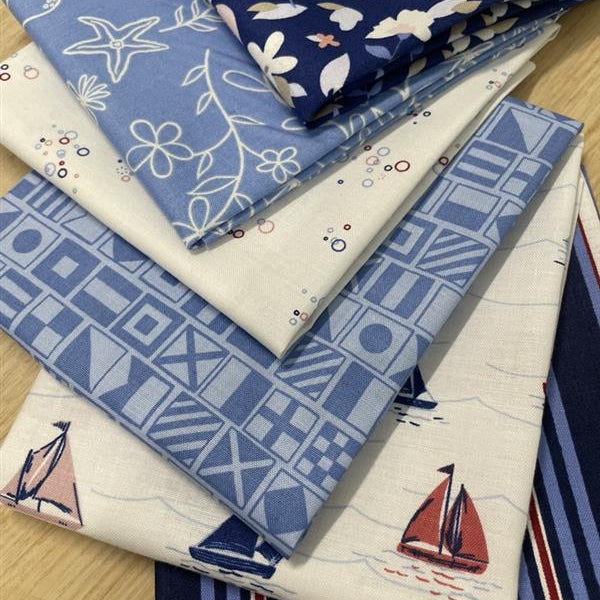 Yacht Club Assorted Fat Quarter Bundle (6)
