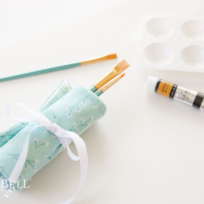 Kimberbell Embroidery Club - April 2024: Charming Roll Up Pouch