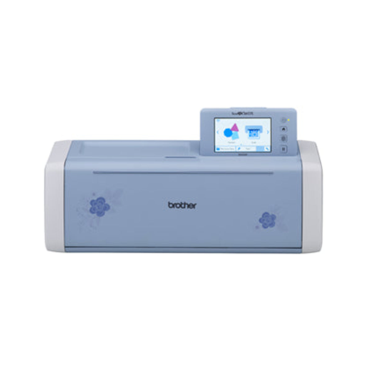 Brother scanner with a digital display on a white background