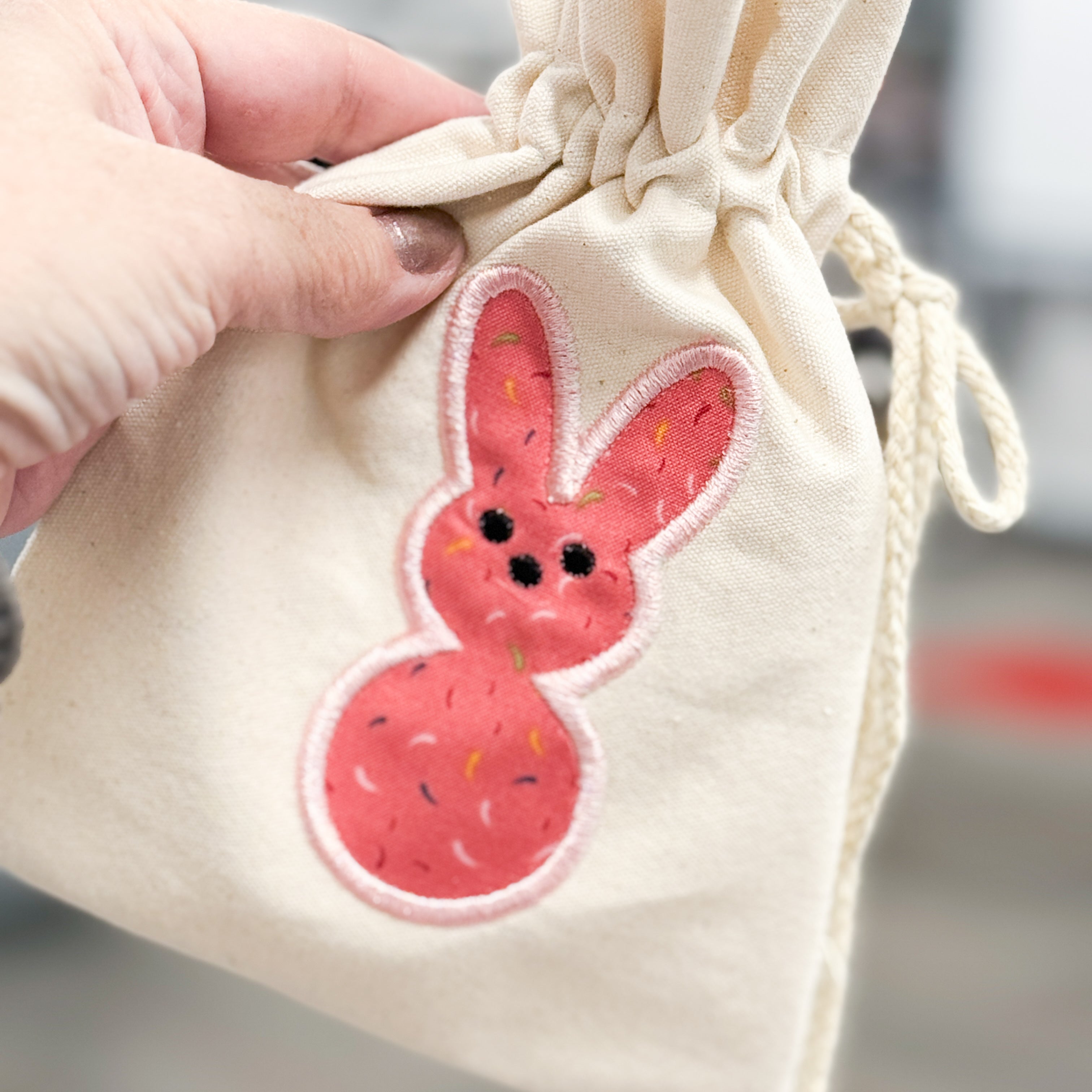 Bunny Peep Applique