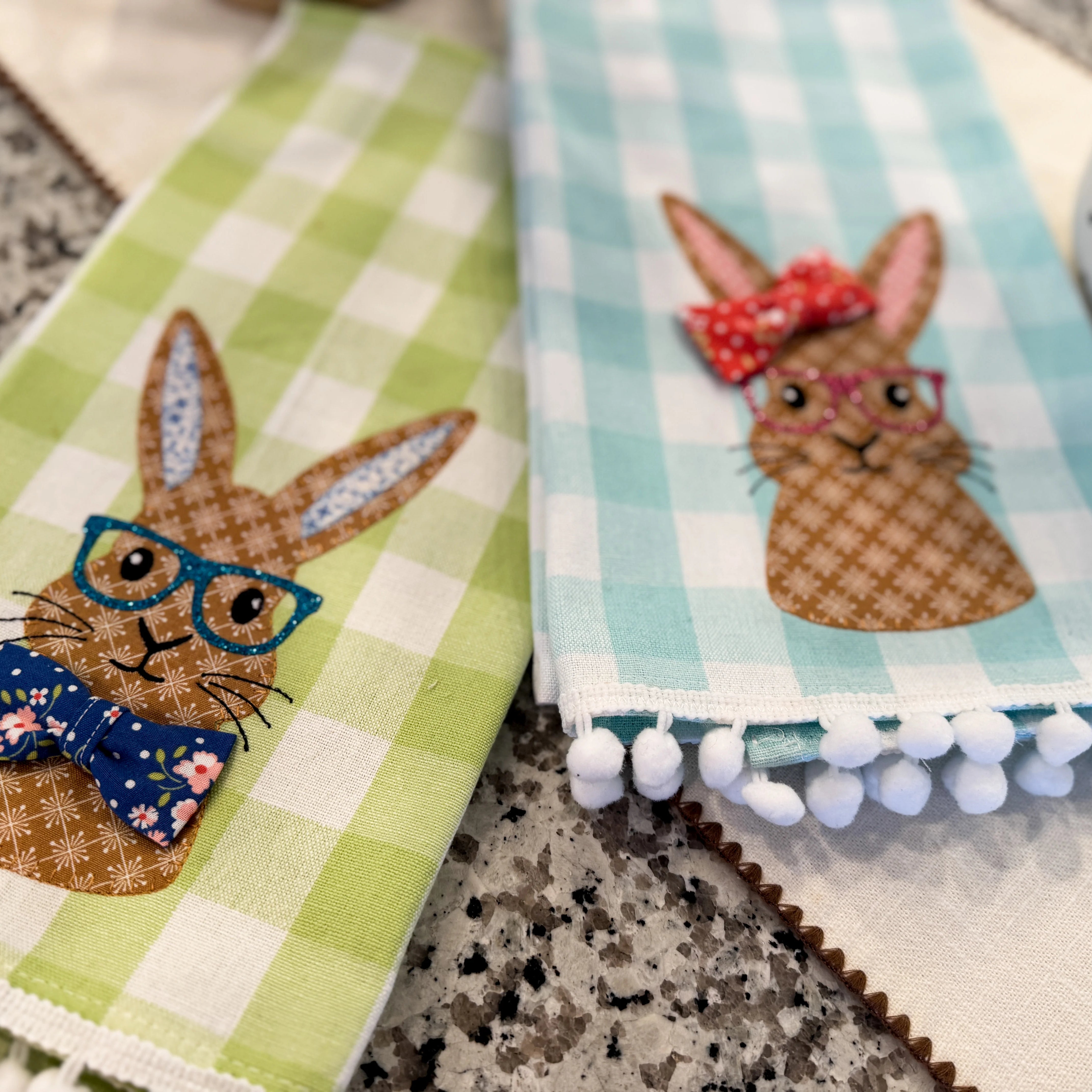 Mr. & Mrs. Bunny Towels