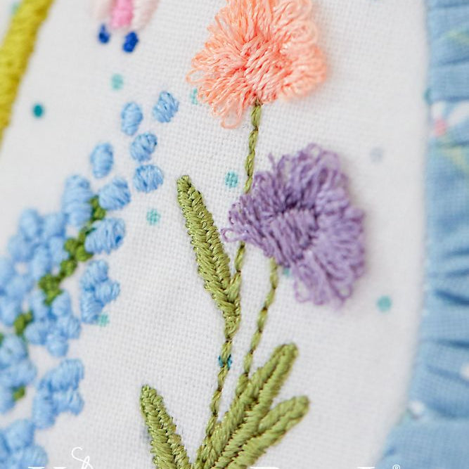 floral embroidery