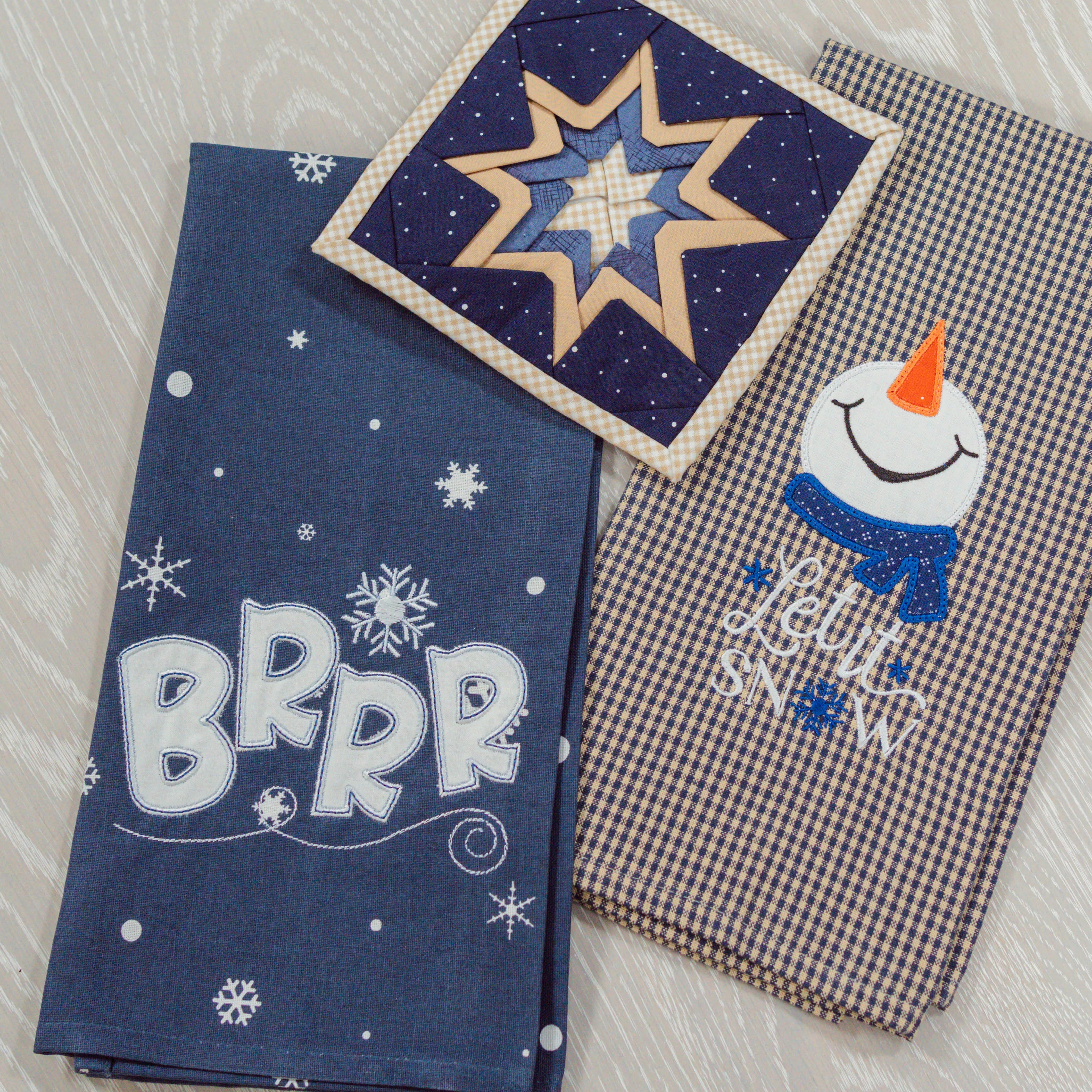 BRR Kitchen machine embroidery set
