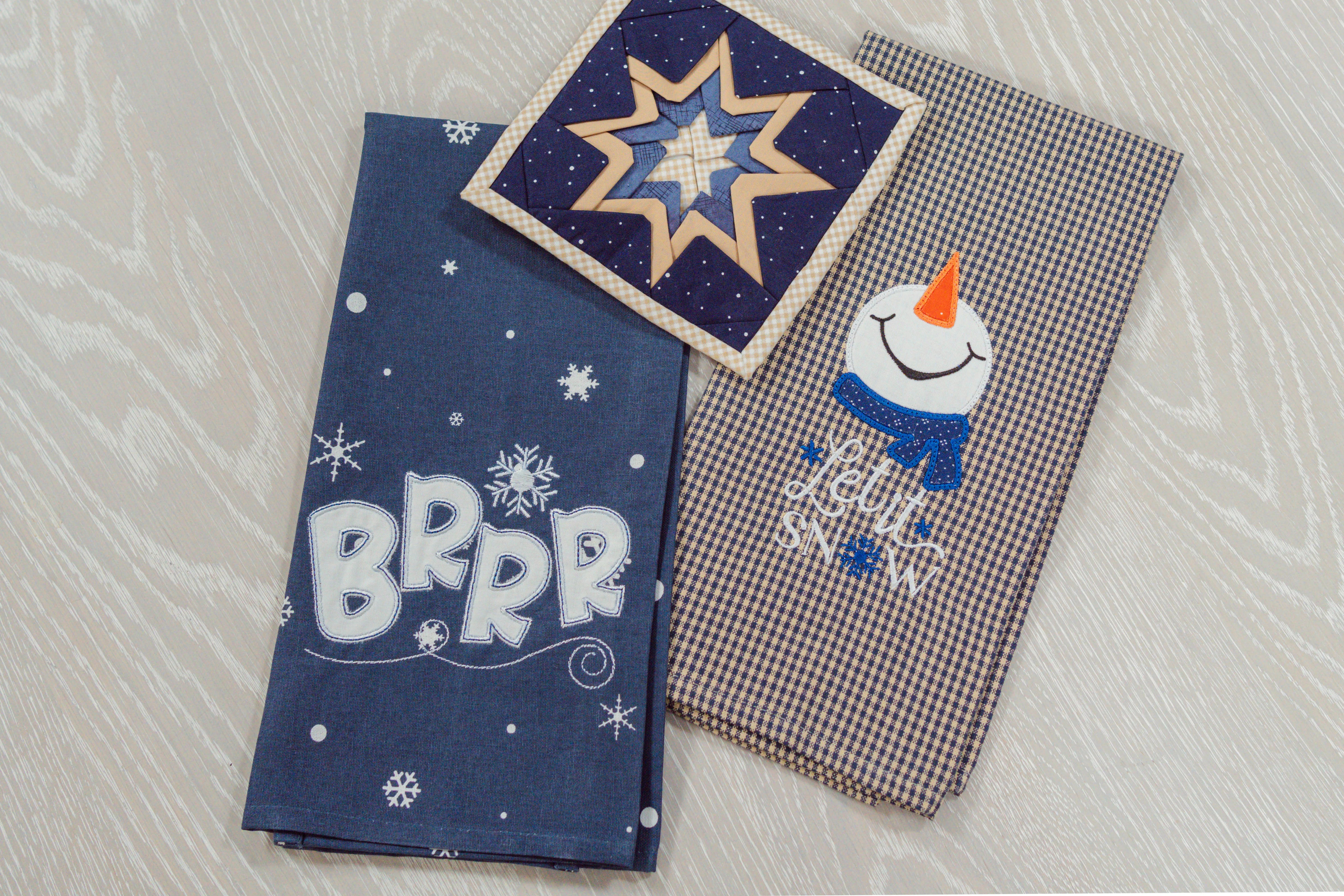 BRR Kitchen machine embroidery set