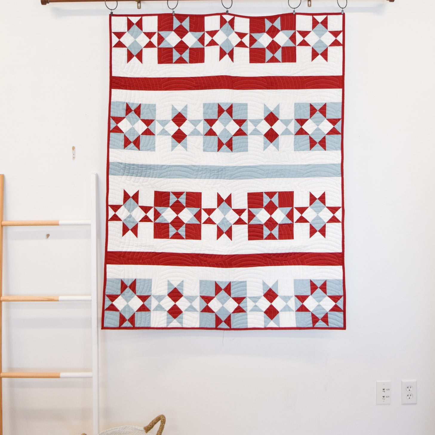 Patriotic Stars Quilt Kit..
