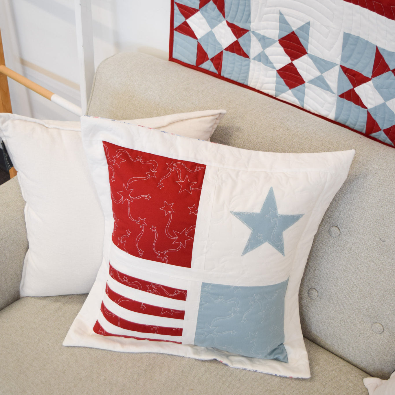 Patriotic Porch Pillow..