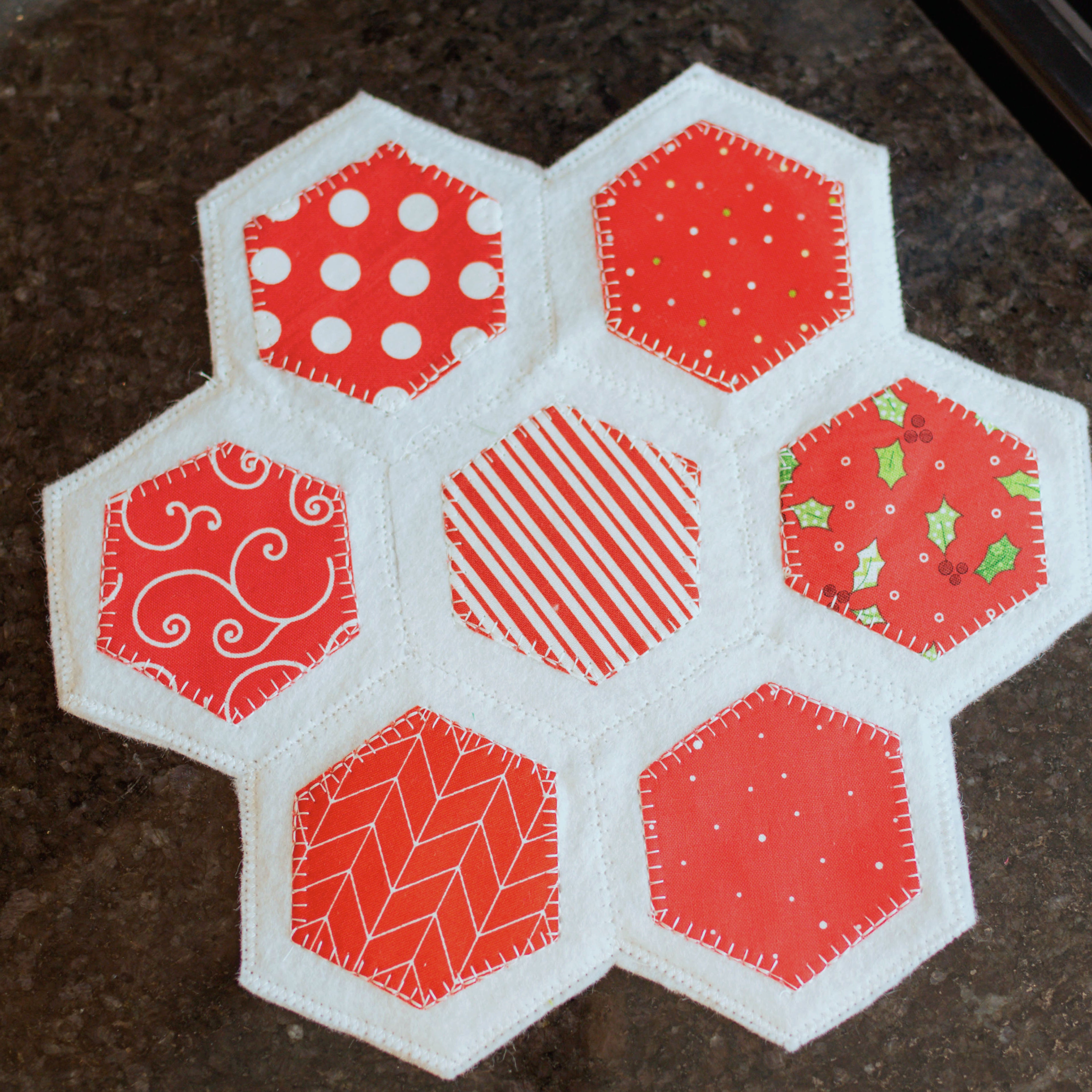 Easy-Peasy-Hexi mat