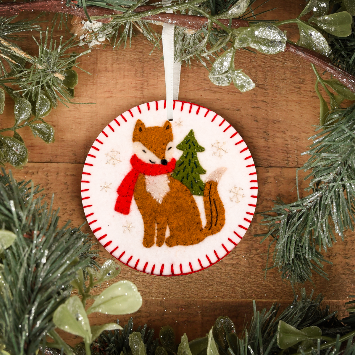 handmade sewing christmas ornament
