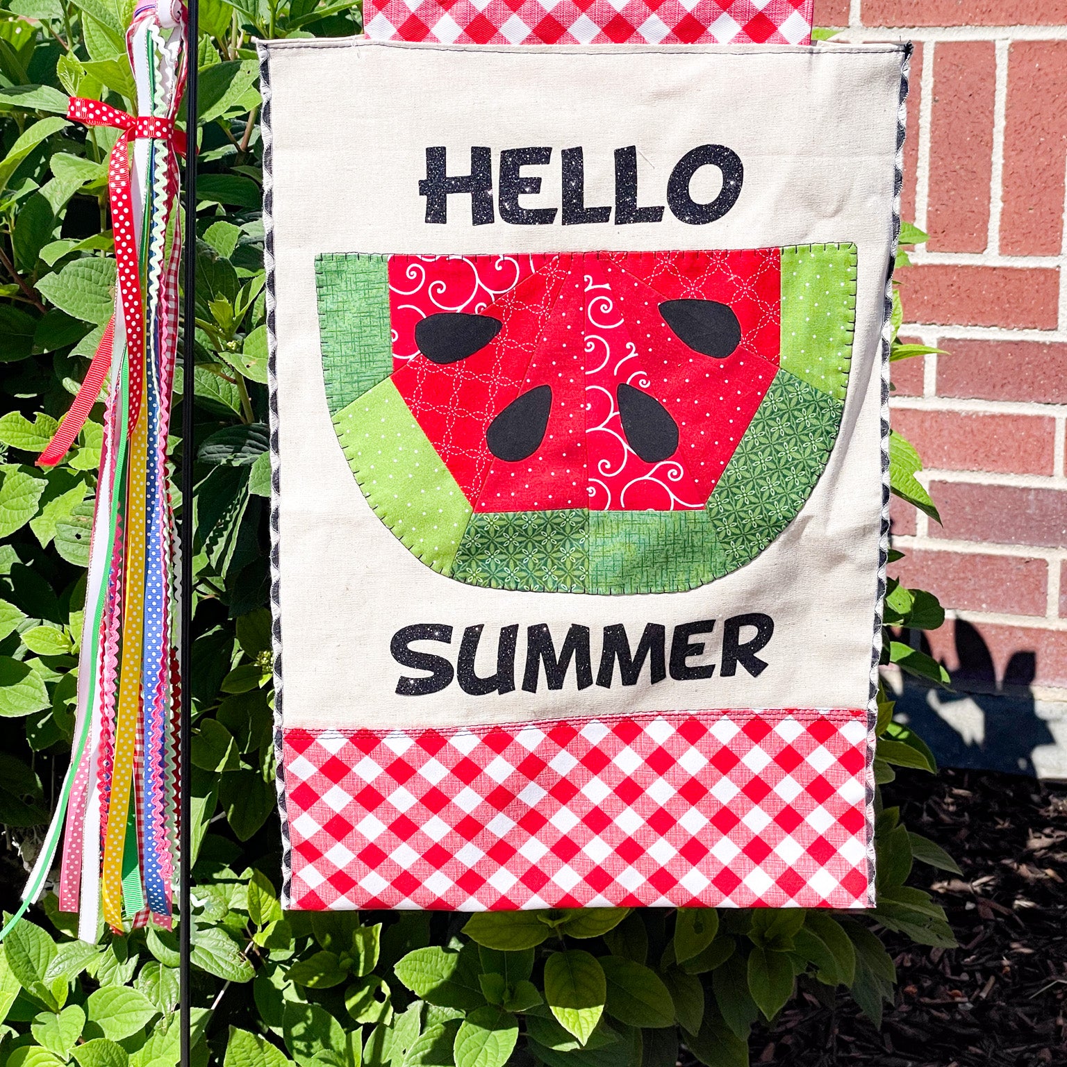 Hello Summer Garden Flag