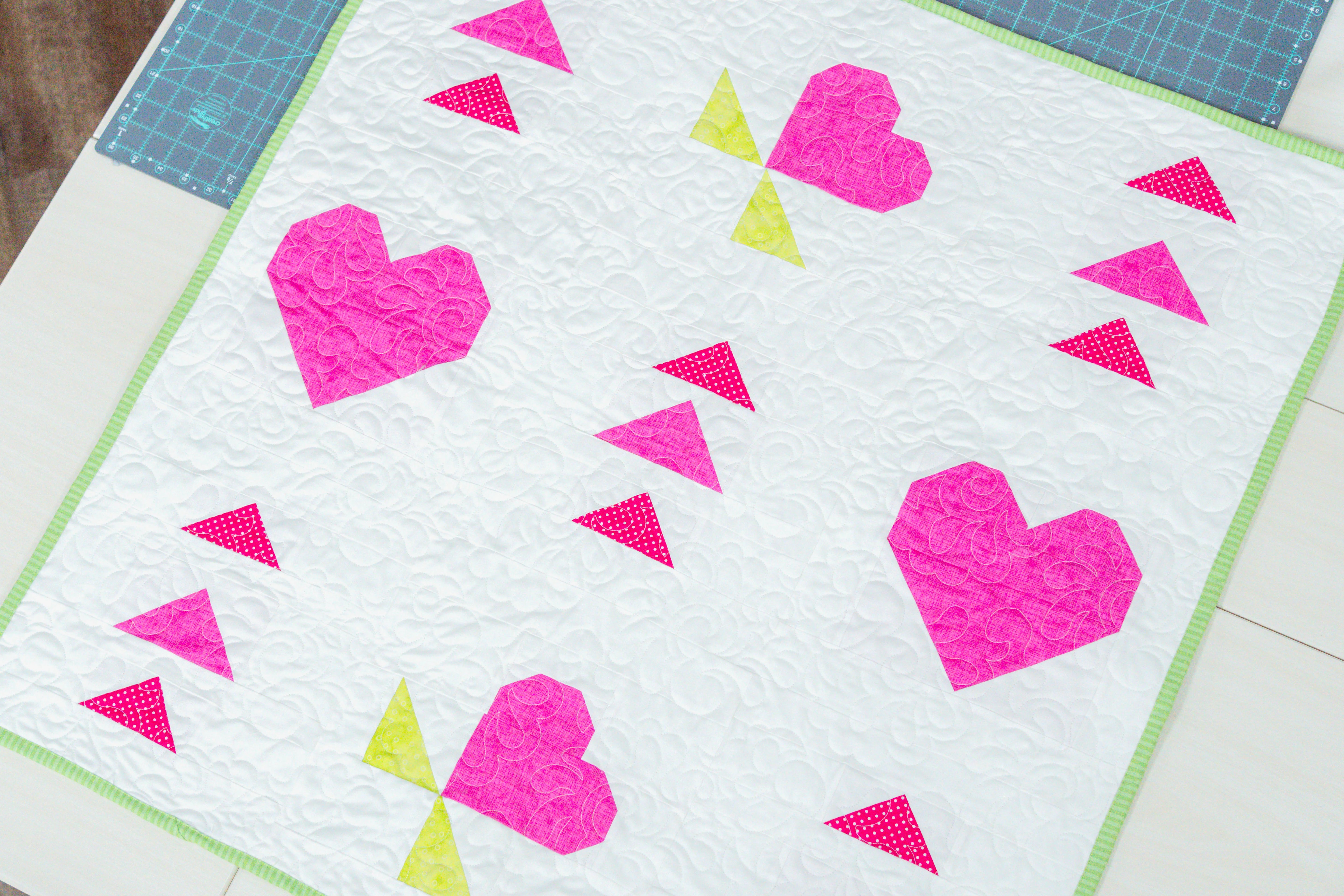Hearts In Bloom Kit 40"x 40"