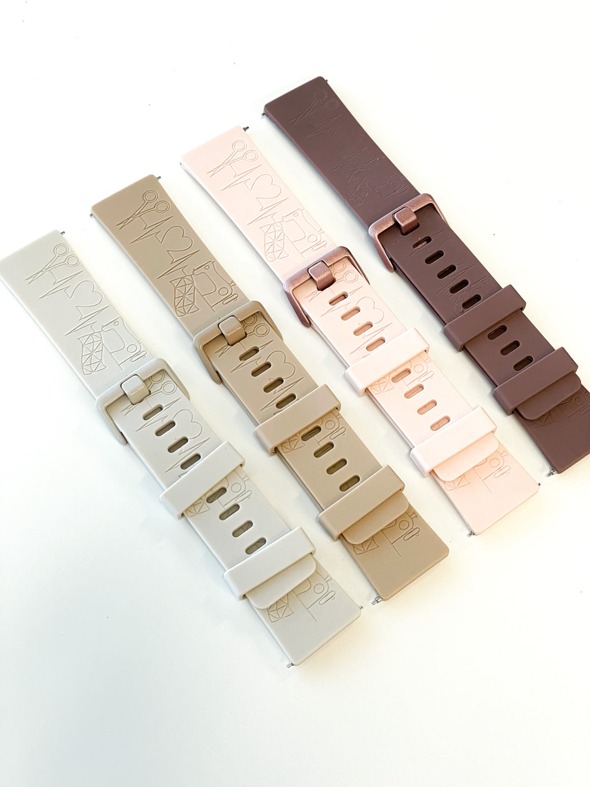 MGQS Small Exercise Watch Band - Sewing Heartbeat