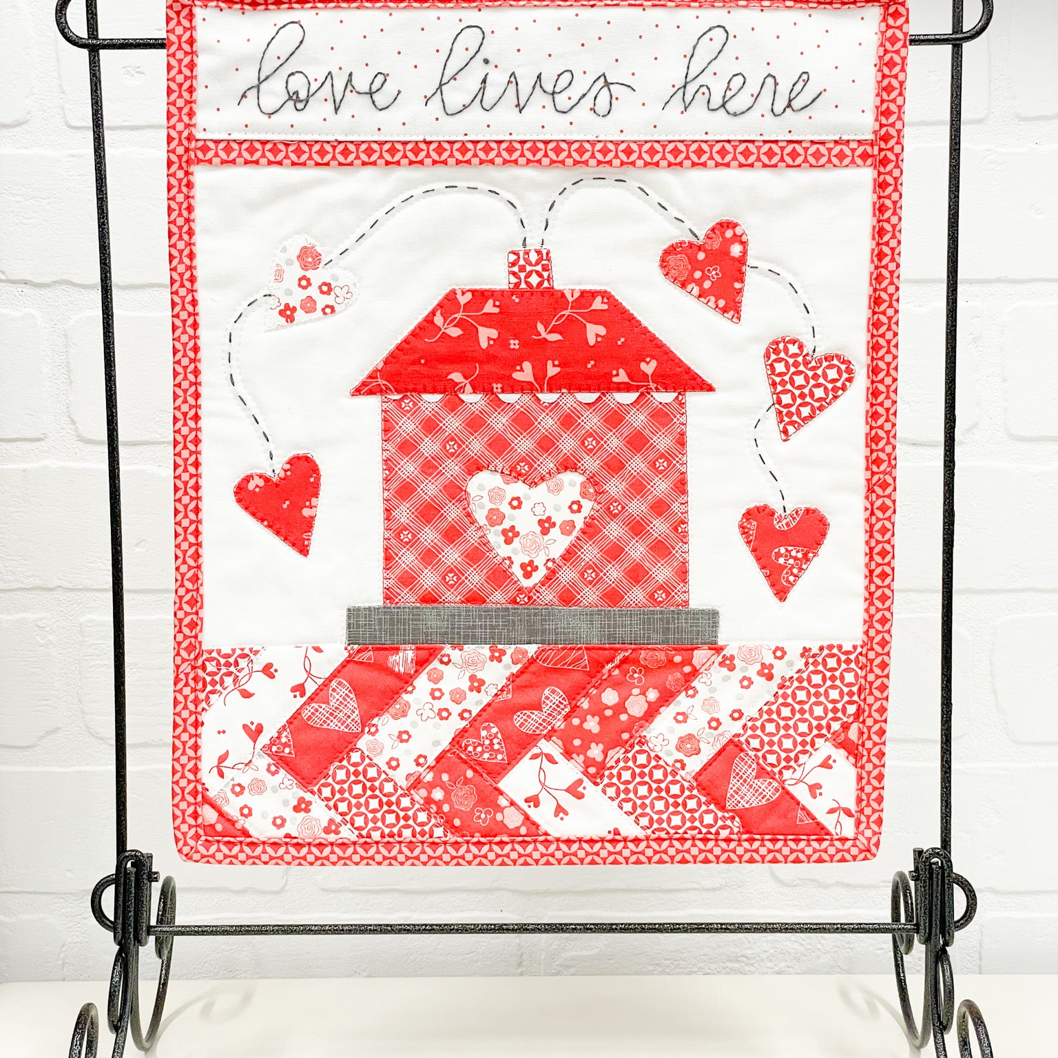 love mini quilt