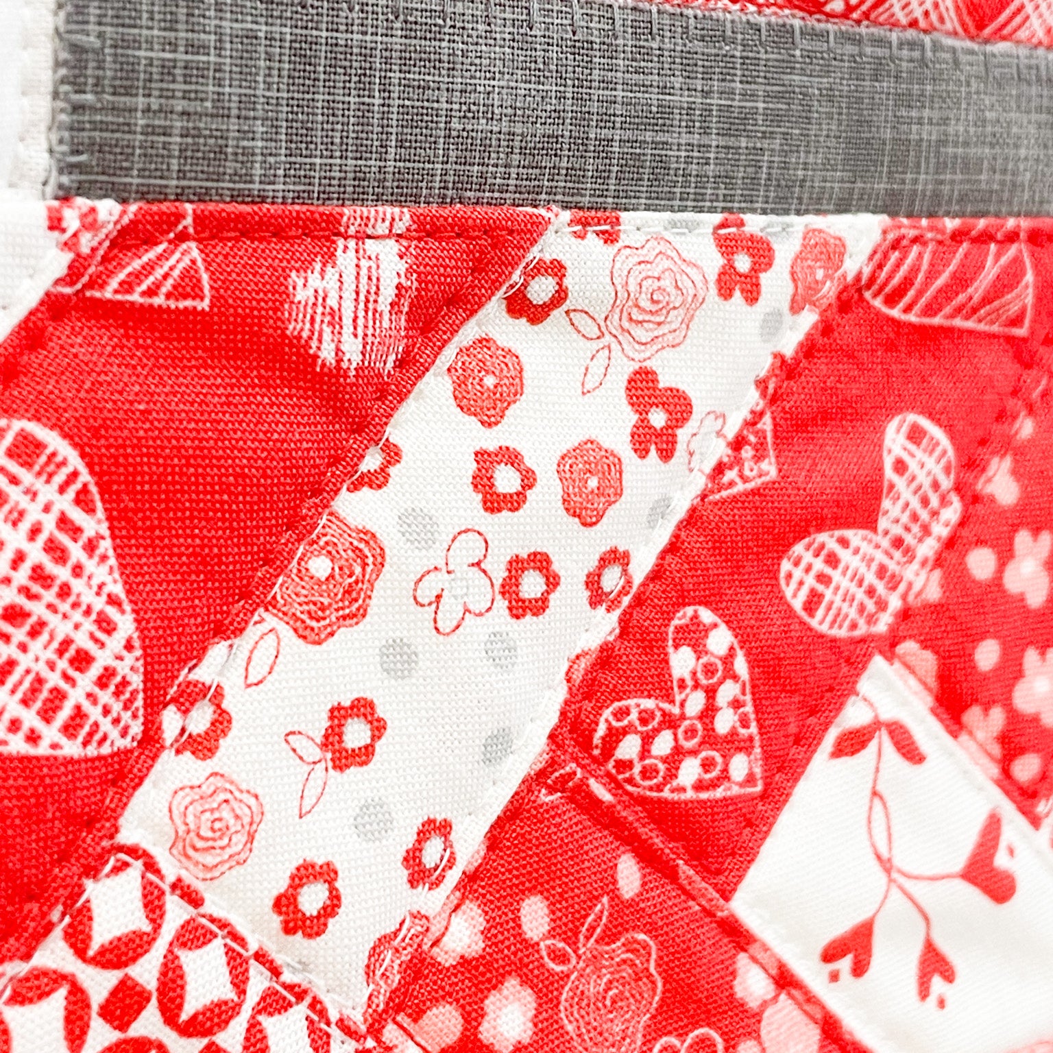 red quilt design