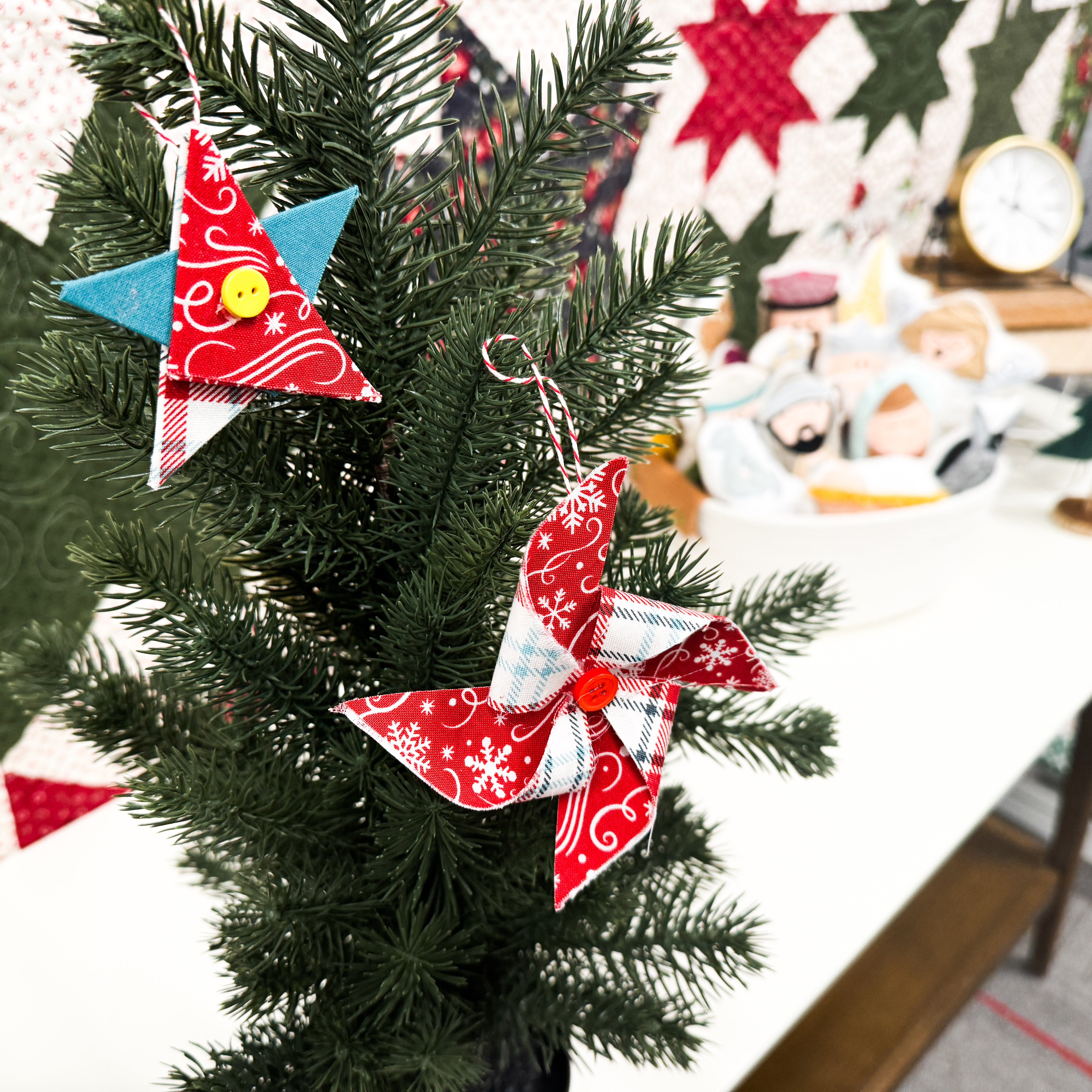 No-Sew Ornament & Gift Toppers
