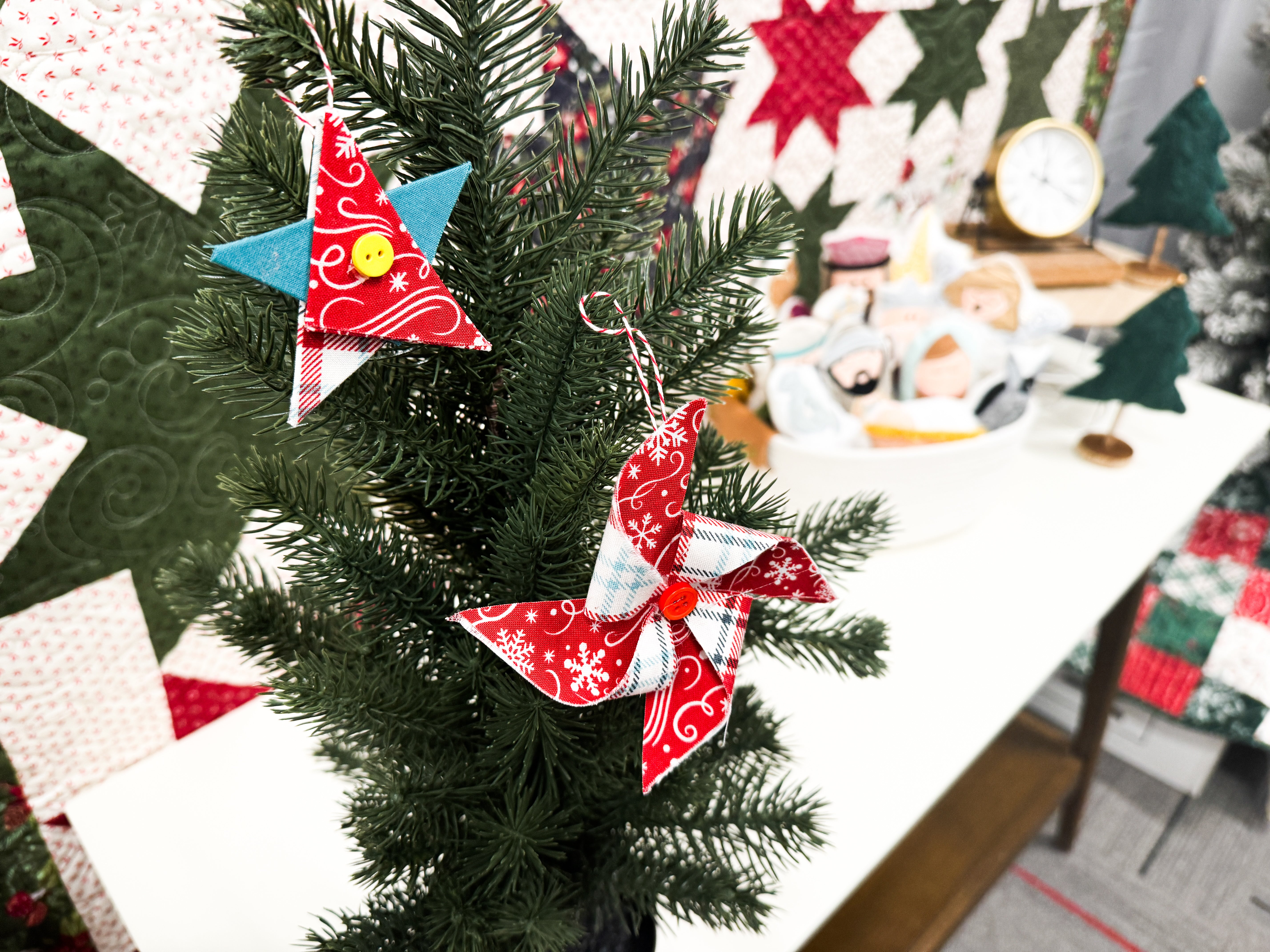 No-Sew Ornament & Gift Toppers