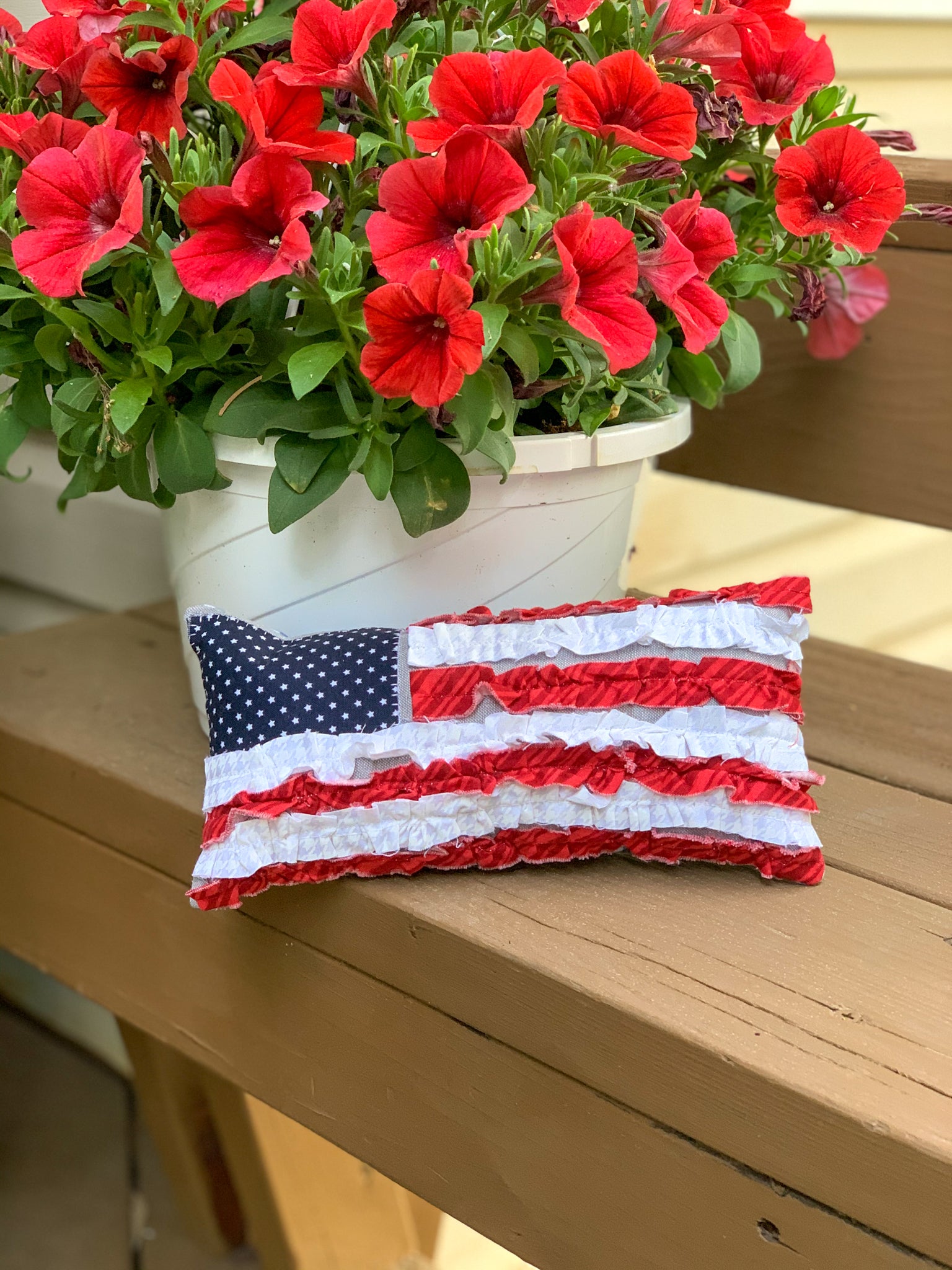 Forever Red, White & Blue Mini Bowl Filler Pillows