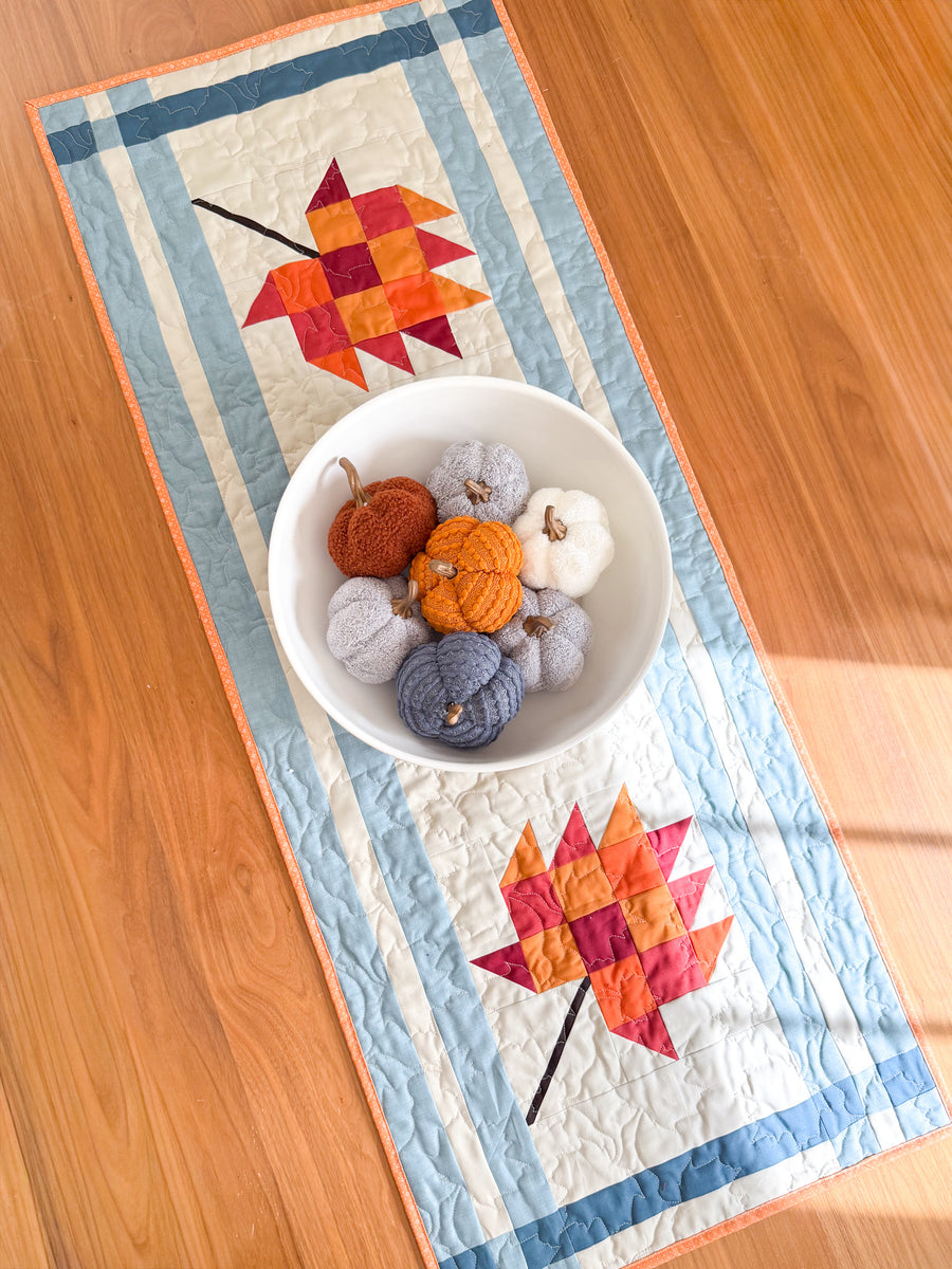 Under the Autumn Sky Table Runner Fabric Kit – My Girlfriend's Quilt Shoppe
