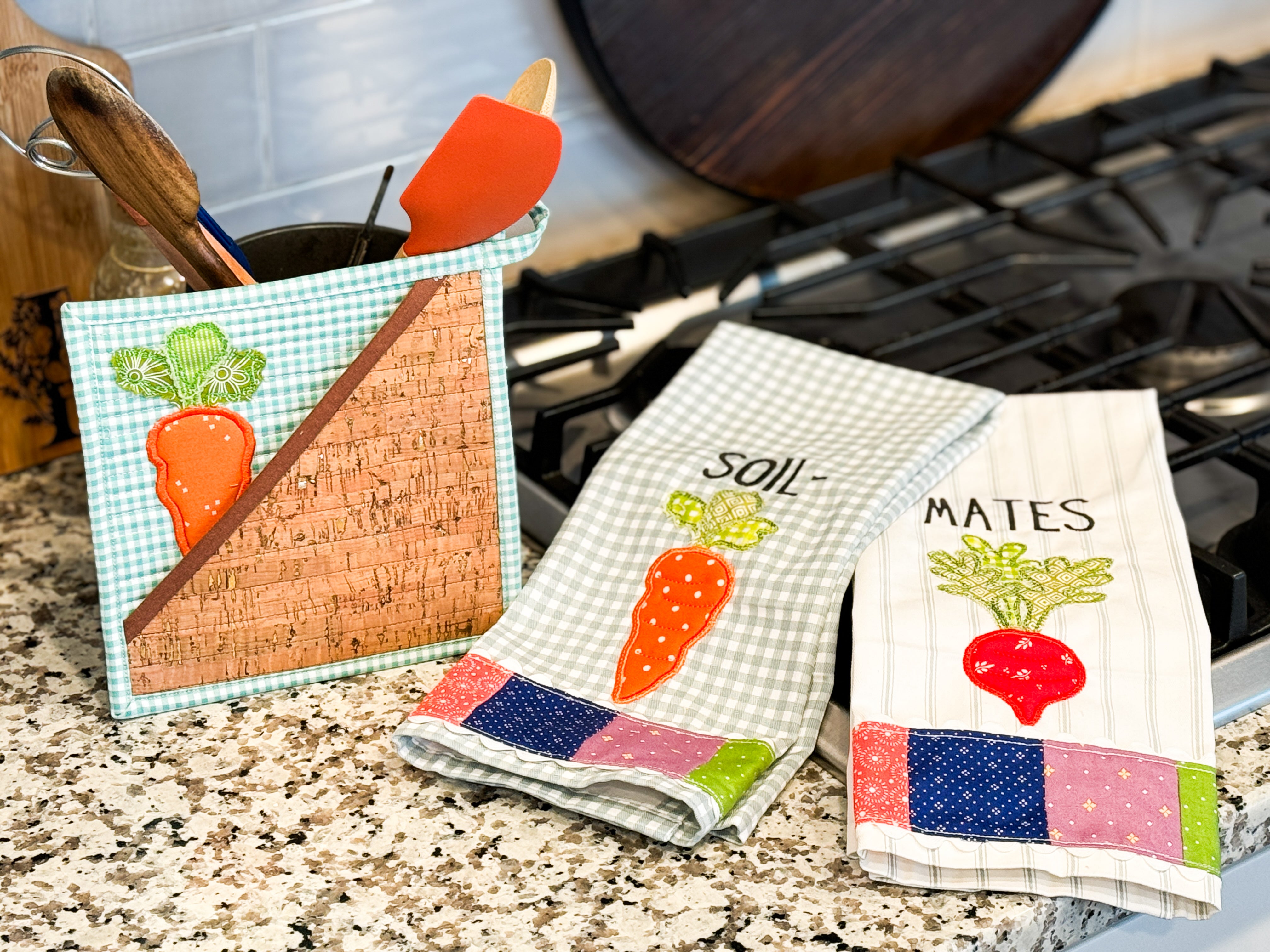 MGQS Monthly KitMGQS Monthly Kitchen Kits, February - Sewing and Embroidery Design ONLY (Downloadable)chen Kit - February