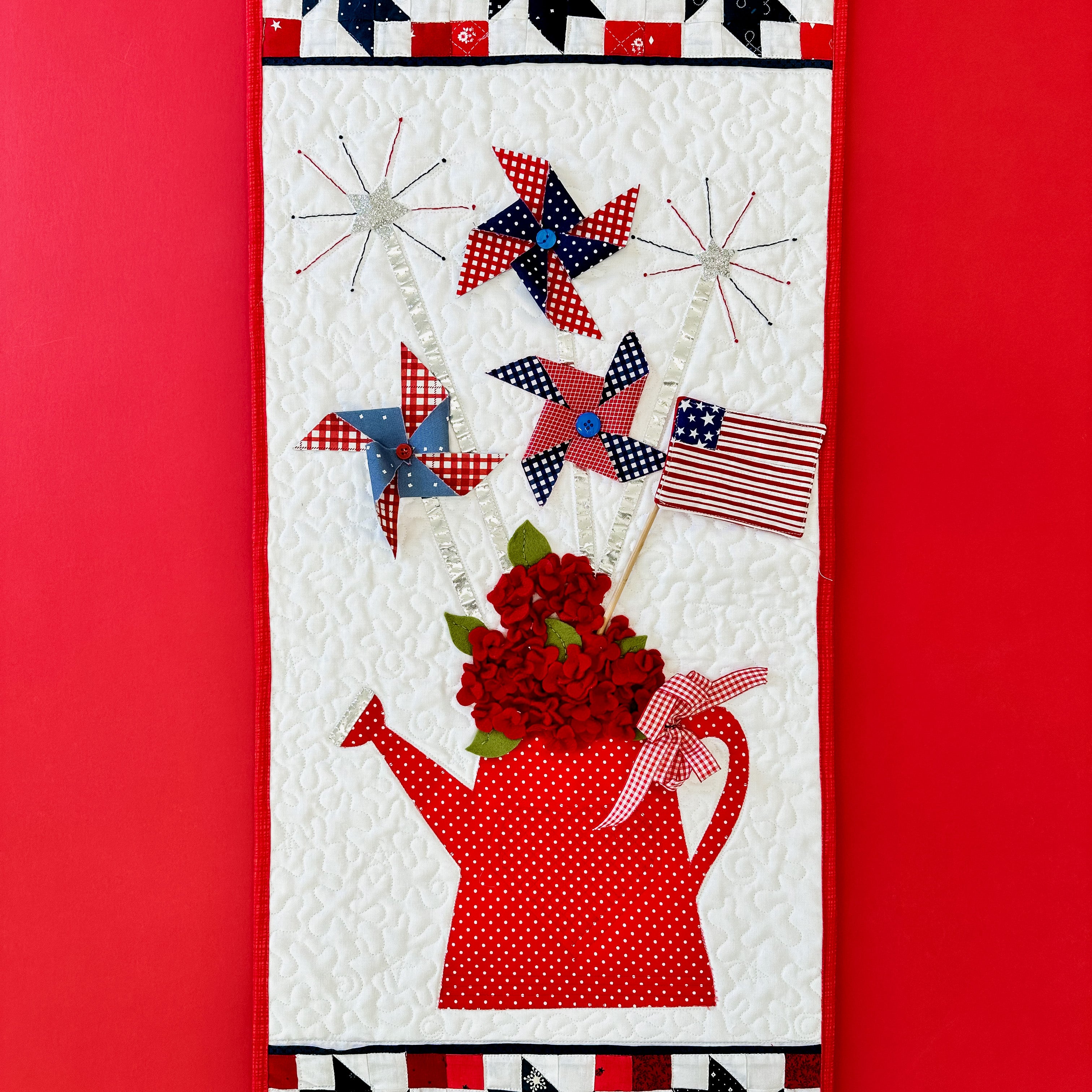 Patriotic Pinwheel Skyscraper (Downloadable Pattern)