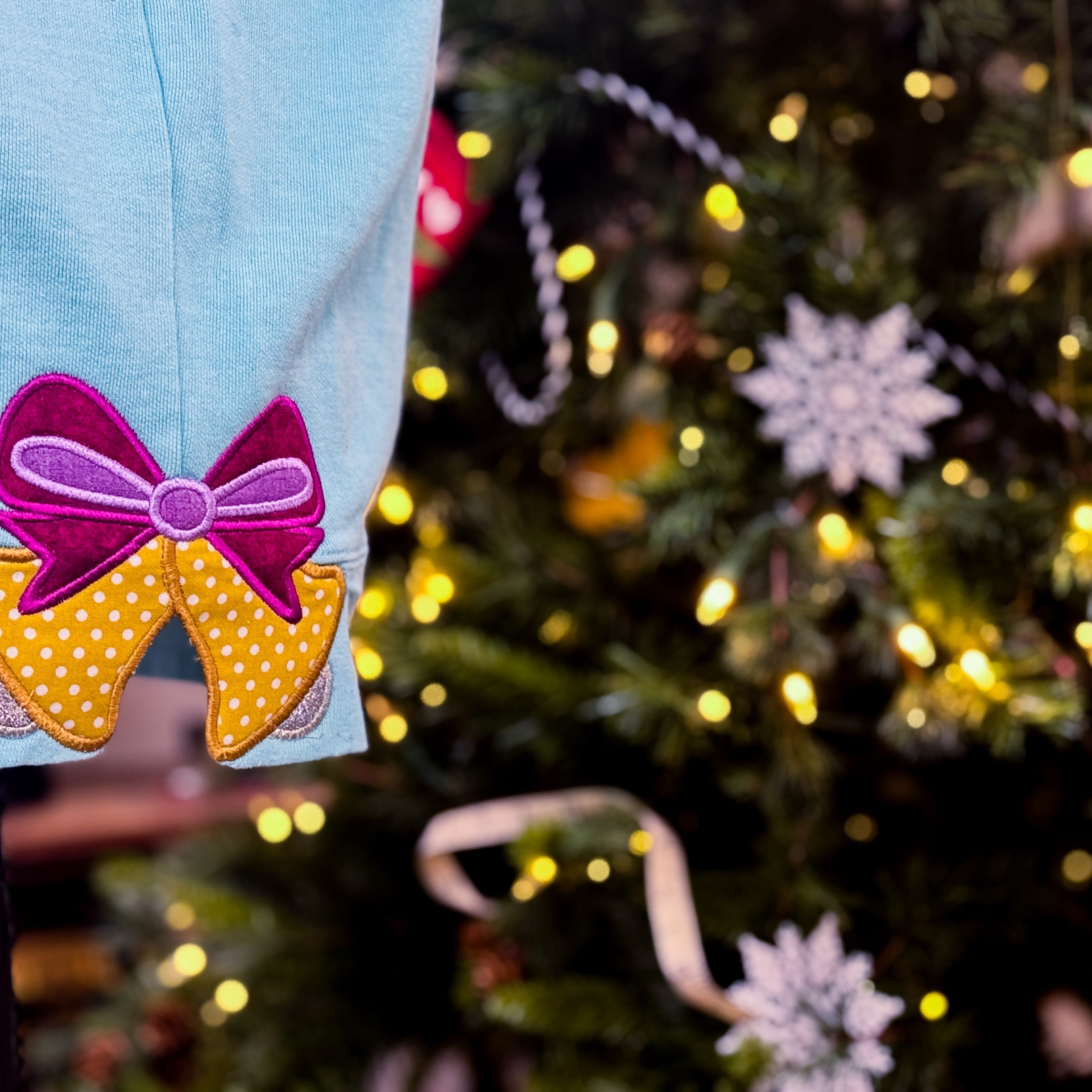 Side Split Christmas Designs bell