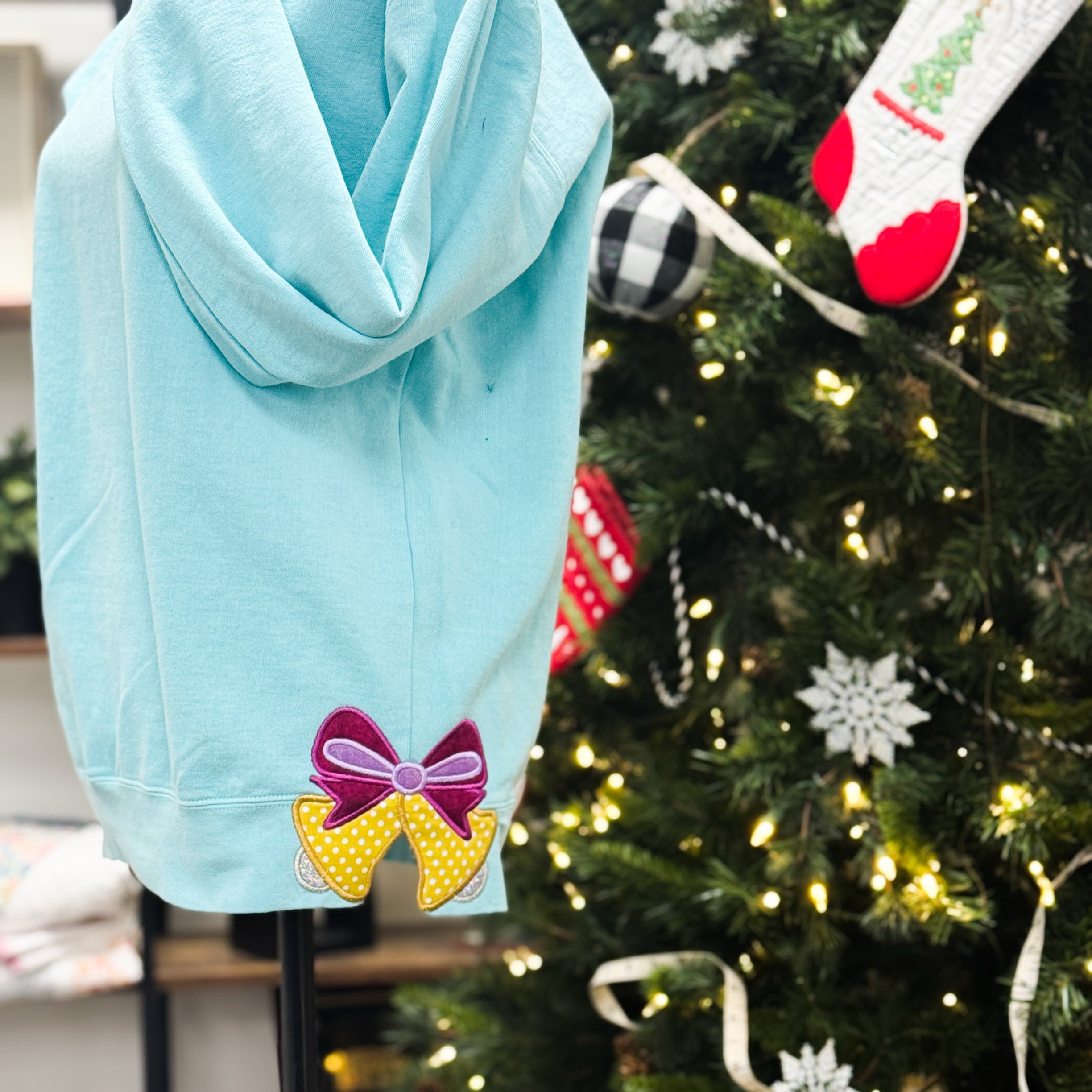 Side Split Christmas Designs bells