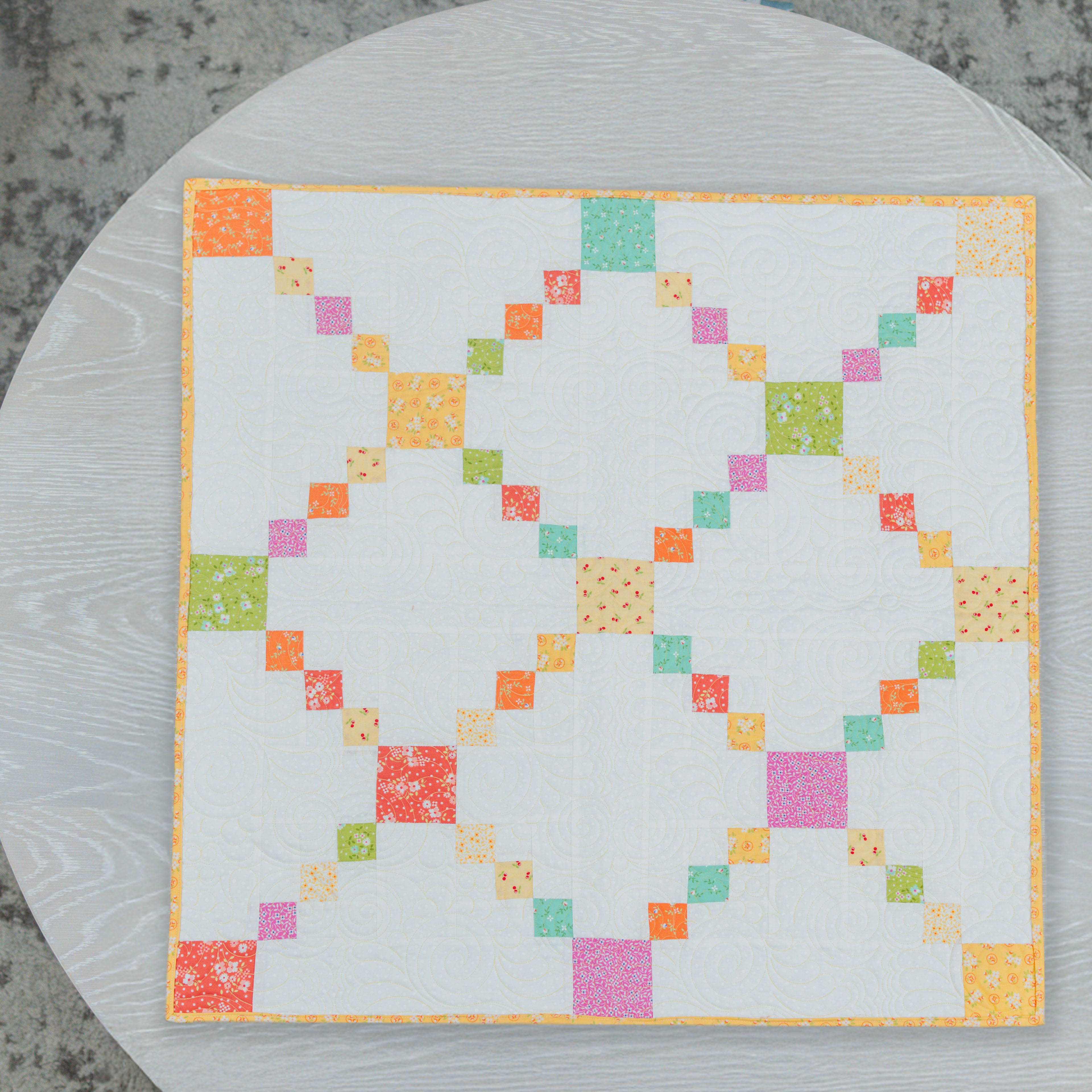 Irish Chain Table Topper