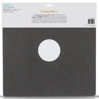 Kimberbell Rotating Cutting Mat 13" Square back of package
