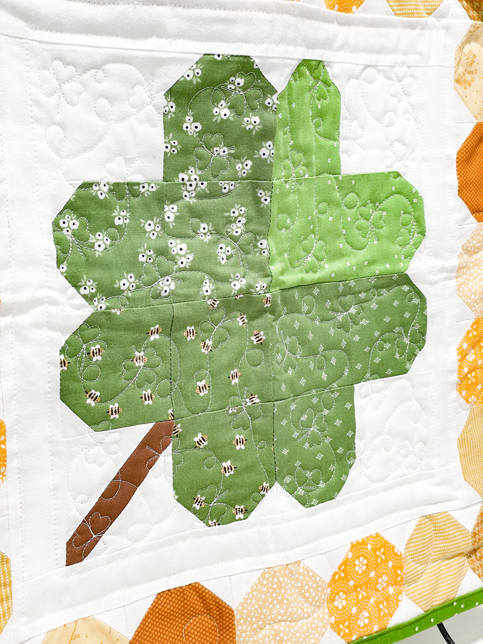 Lucky Four-Leaf Clover Wall Hanging Pattern