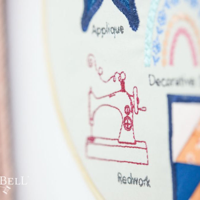 Kimberbell Embroidery Club - March 2024: Embroidery Hoop Sampler