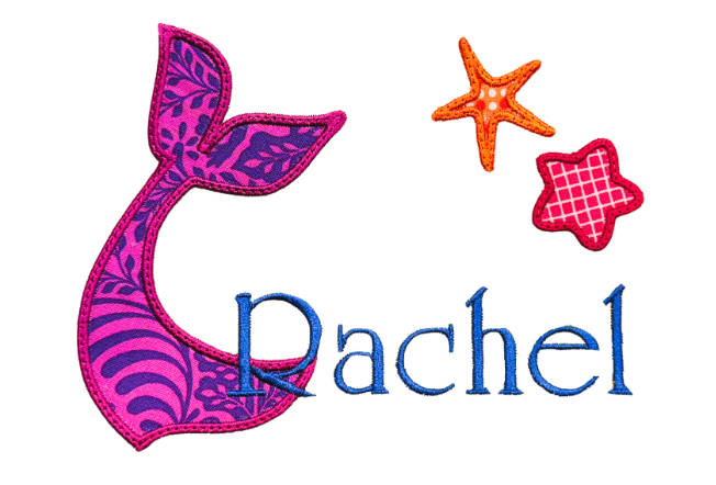 Hooded Towel Name Applique