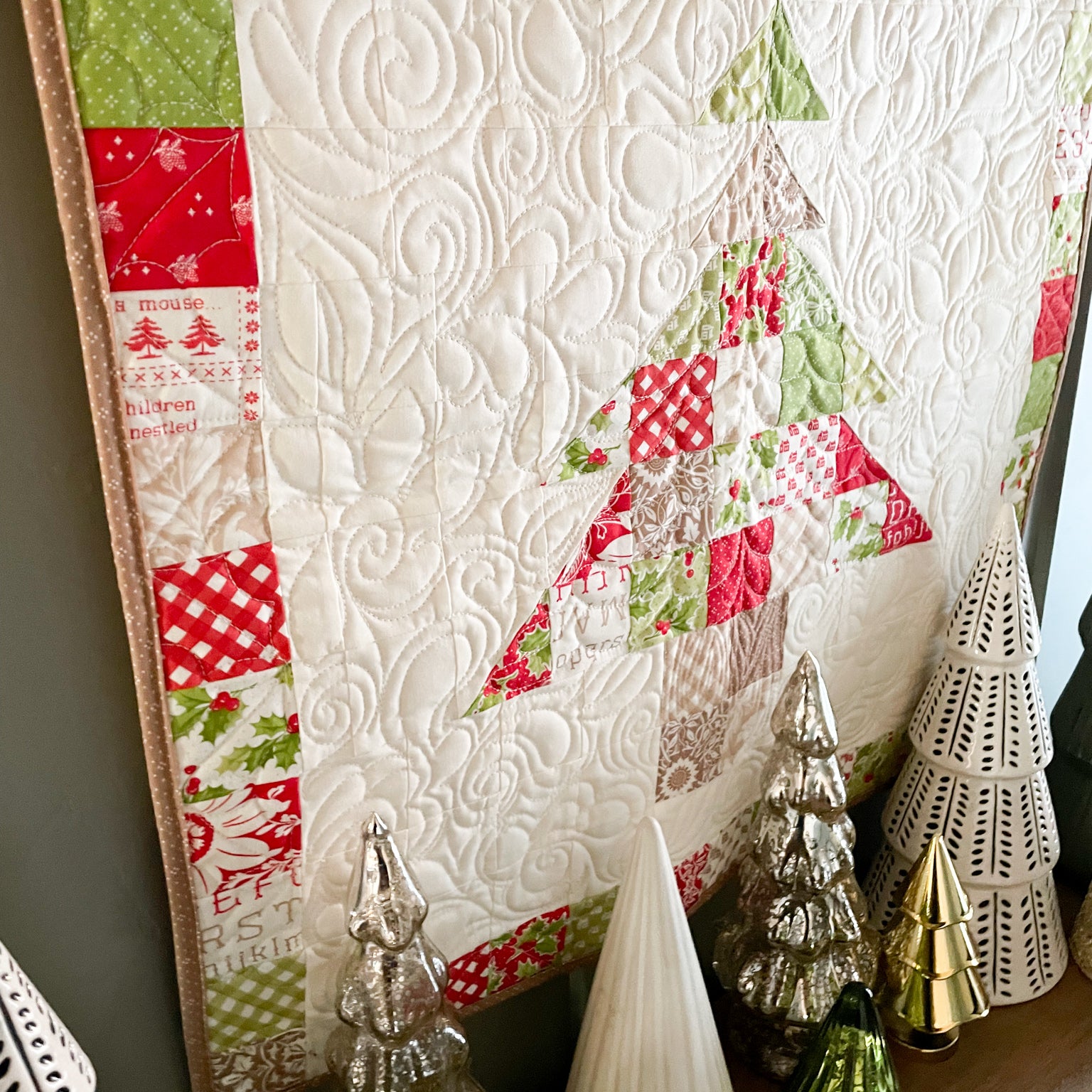 My Christmas Tree Pieced Quilt